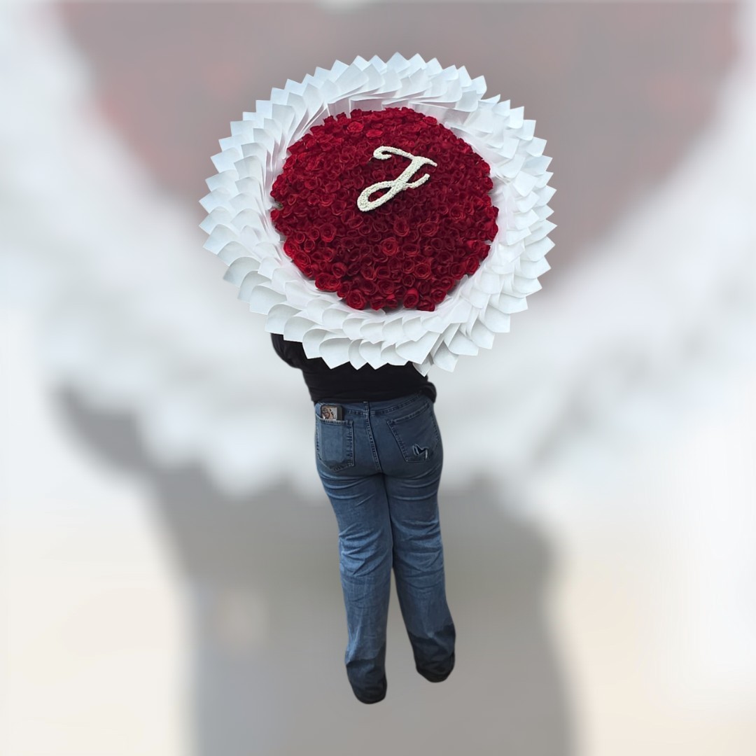 300 rosas y letra gipsofilia