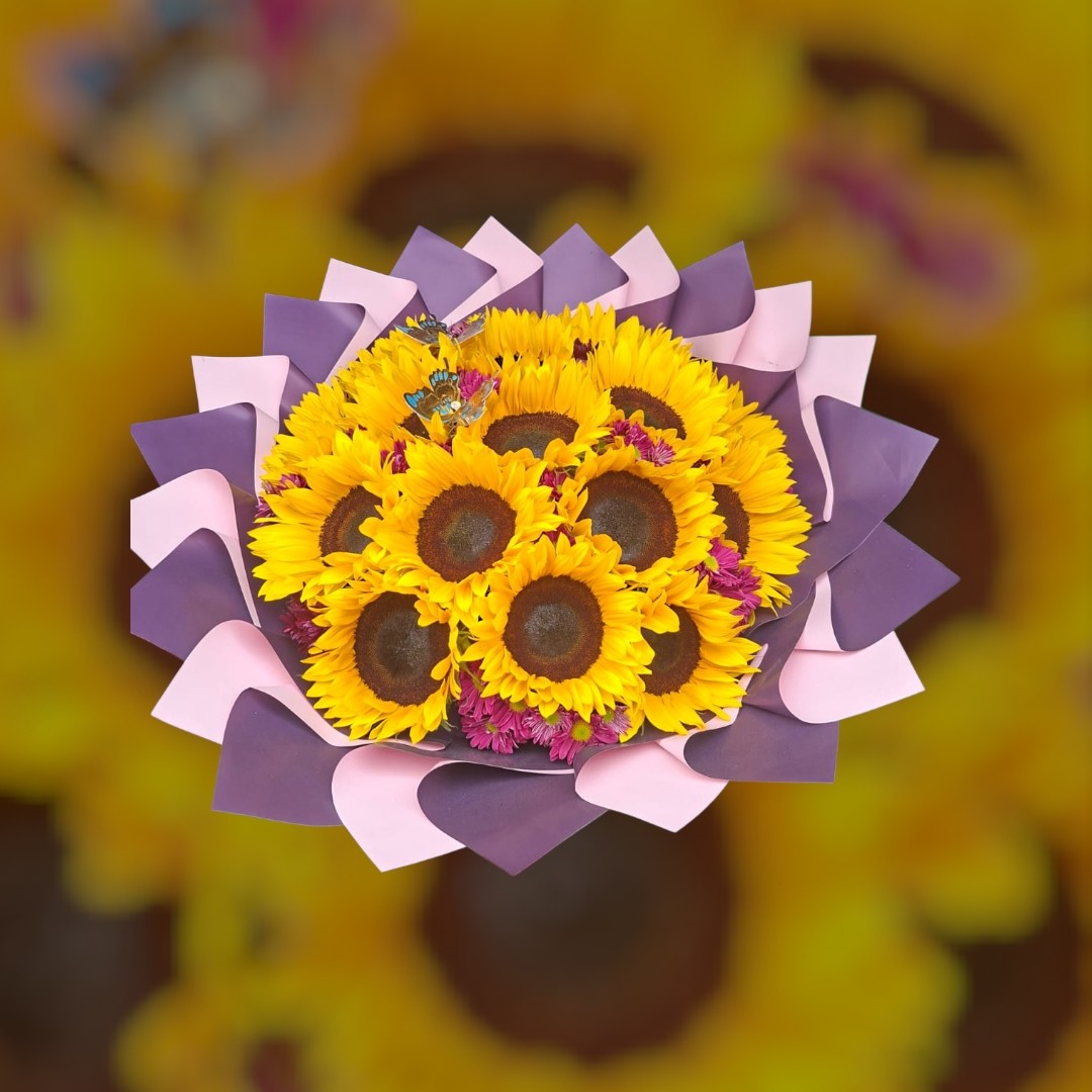 Ramo 17 girasoles