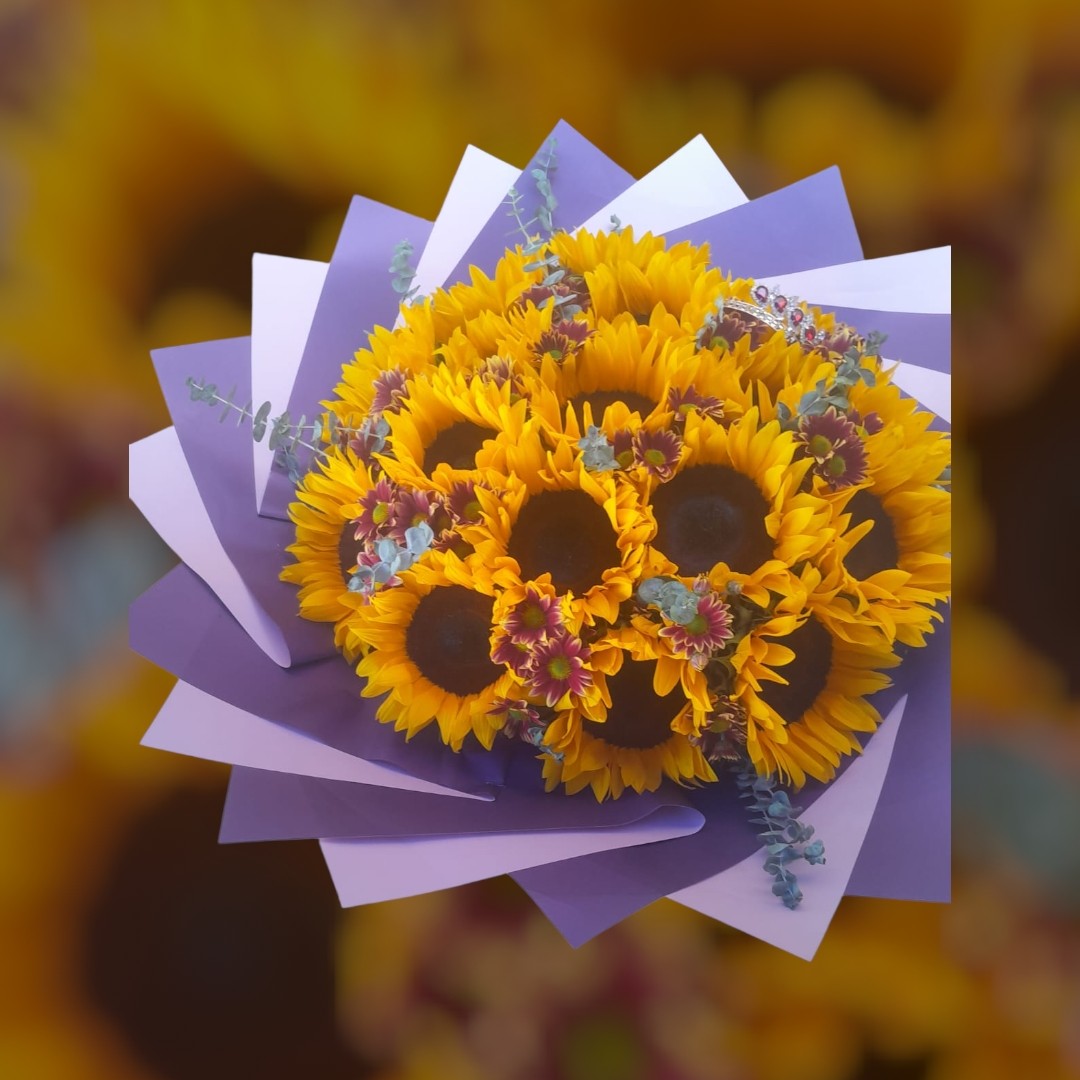 Ramo 17 girasoles