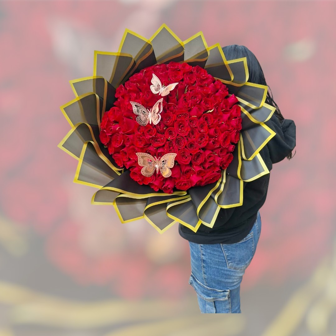 100 rosas economico