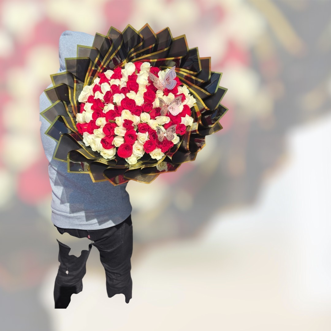 100 rosas economico