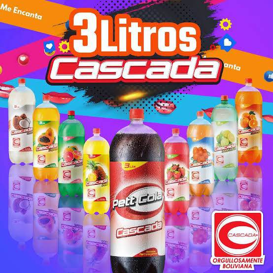 Cascada 3 Litros Variedad De Sabores