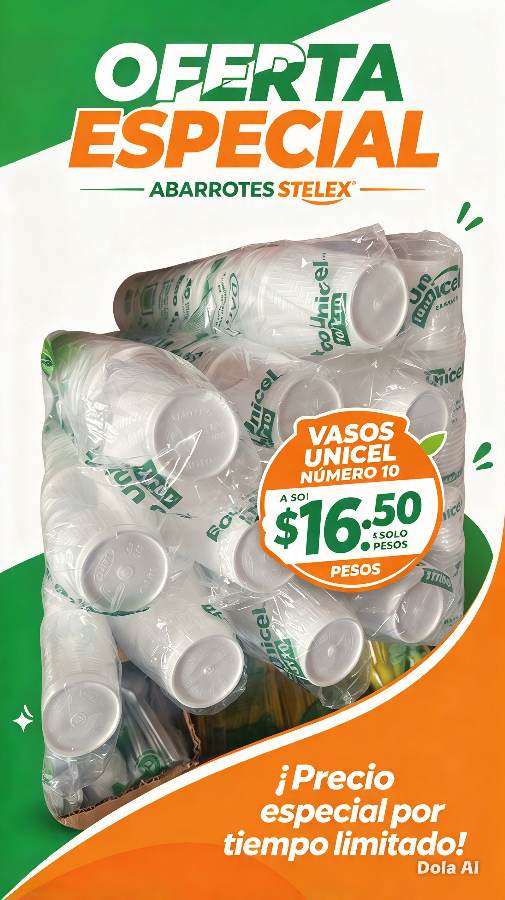 Vasos unicel