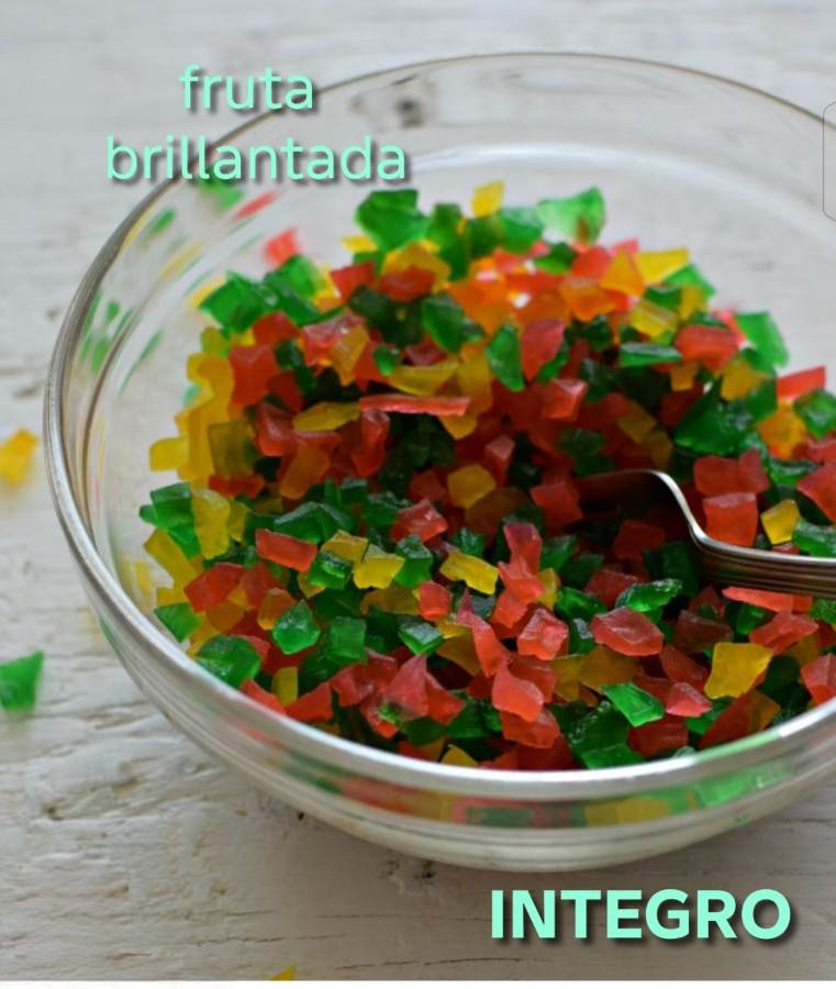 Frutas brillantadas