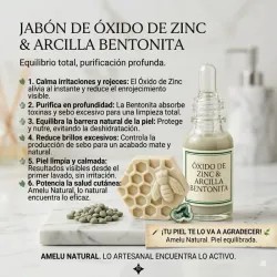 Jabón de Arcilla Bentonita y Óxido de Zc