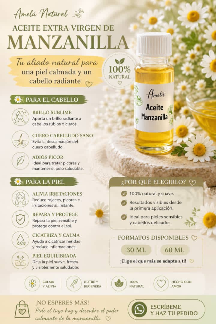 🌼Aceite Extra Virgen de Manzanilla