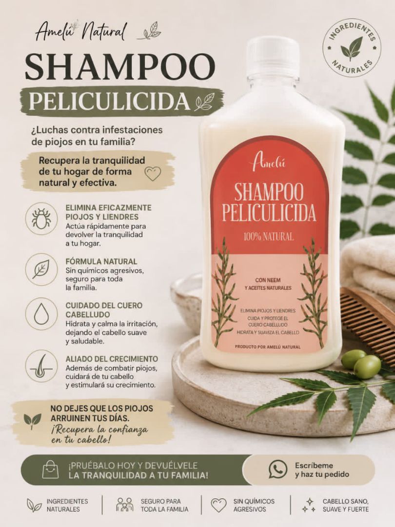 Shampoo Antipiojos