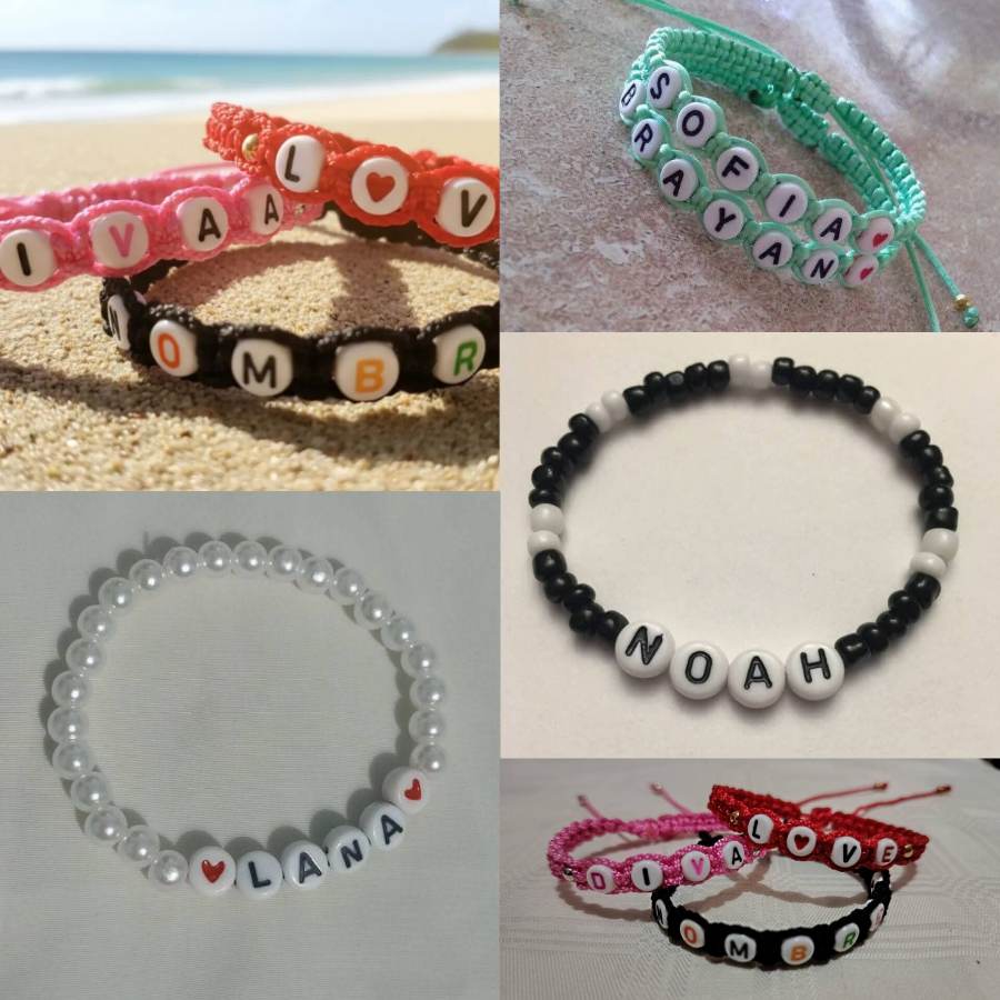 Pulseras Personalizadas (Con tu Nombre)