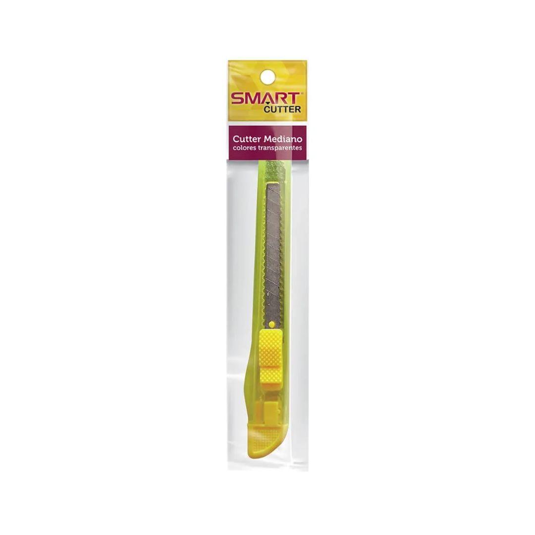 Cutter Navaja Mediano Transparente
