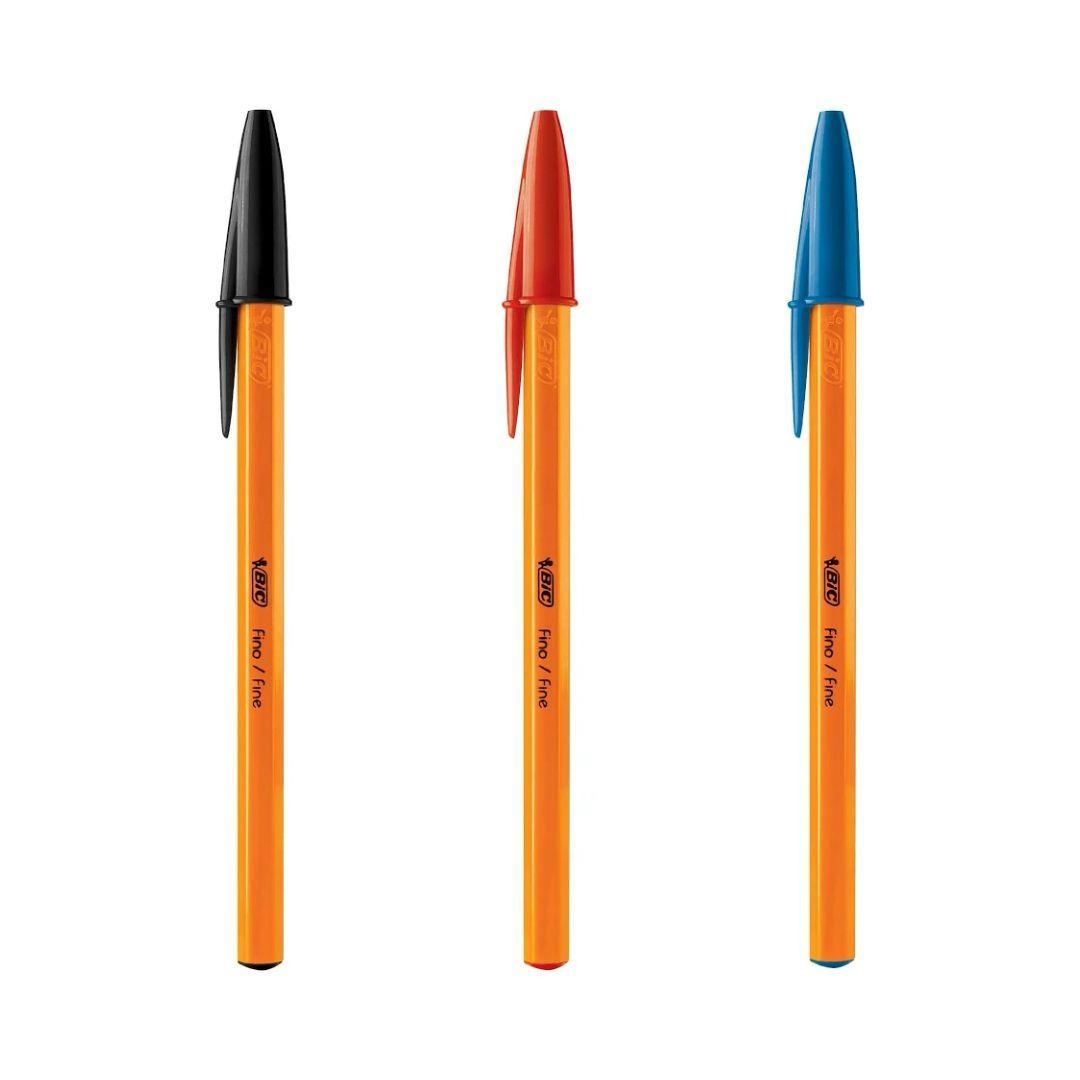 Pluma Bic Punto Fino Azul