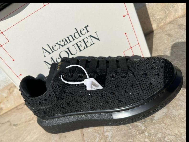 Alexander McQueen Negro-pedreria