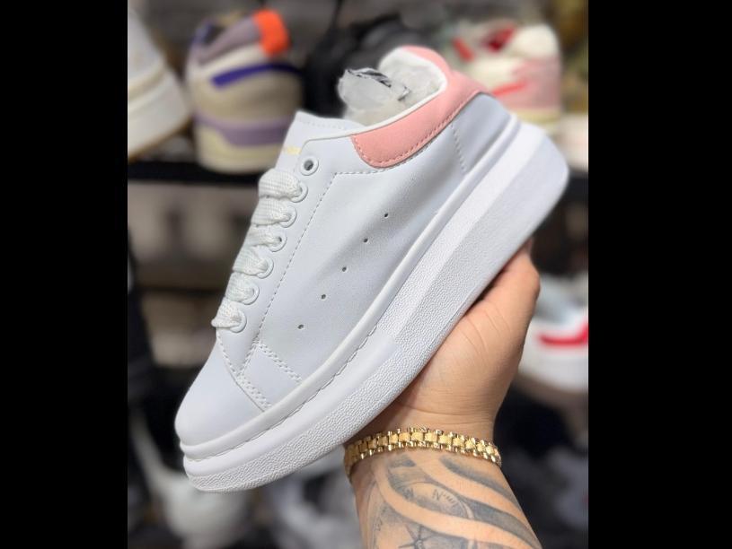 Alexander McQueen Blanco-rosa