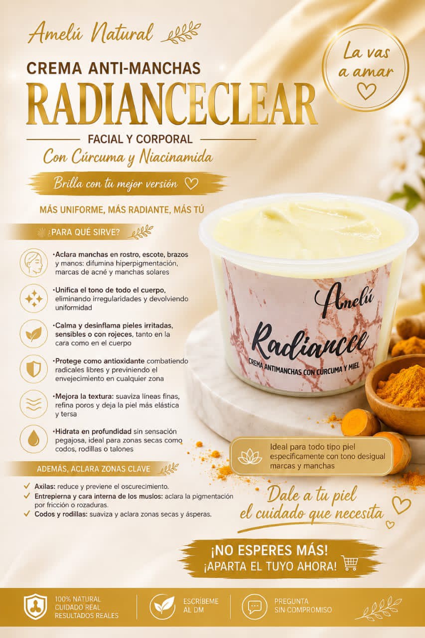 Crema de cúrcuma y Niacinamida 💝✨️
